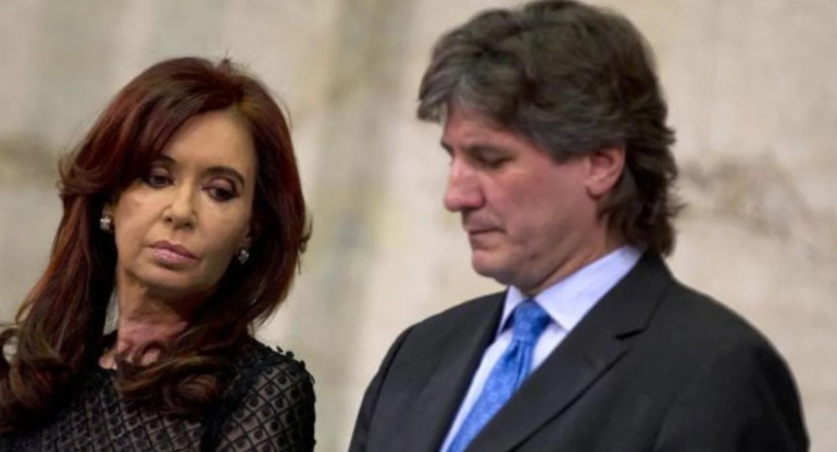 Cristina Fernández de Kirchner y Amado Boudou. Foto: X