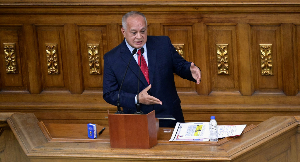 Diosdado Cabello, ministro de Interior de Venezuela. Foto: Reuters.