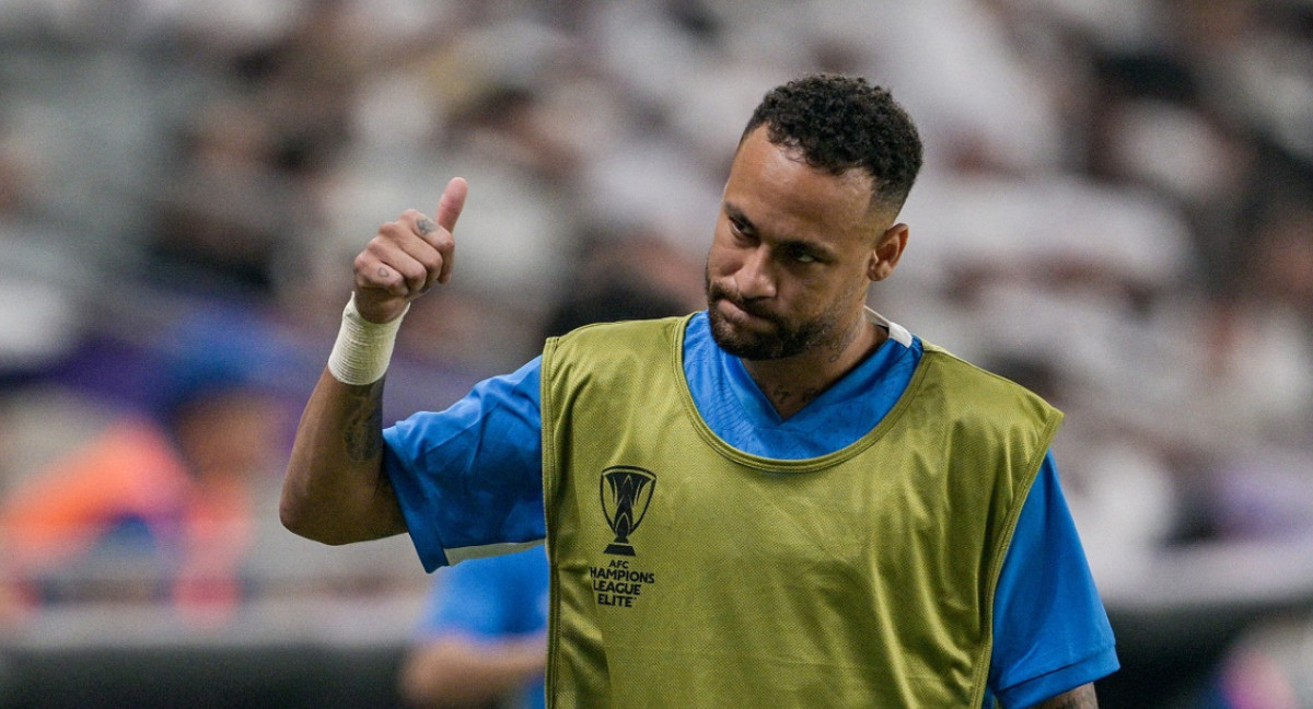 Neymar en Al Hilal. Foto: Reuters.