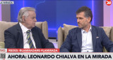 Leonardo Chialva en La Mirada de Roberto y Javier García. Foto: Canal 26