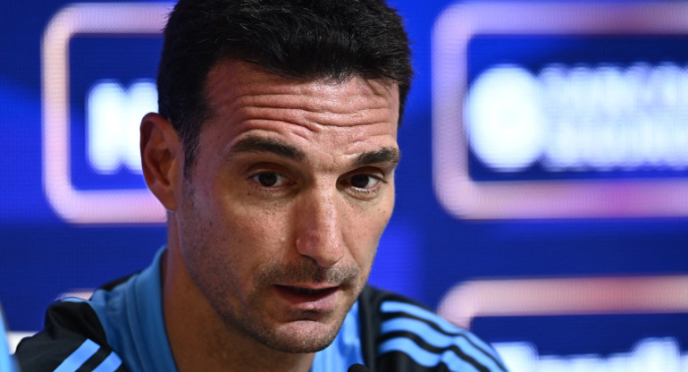 Lionel Scaloni, entrenador de la Selección Argentina. Foto: Reuters.