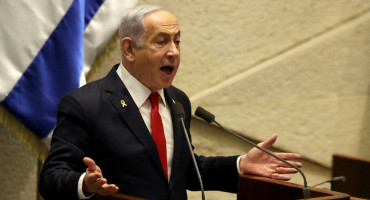 Benjamín Netanyahu ante el Comité de Asuntos Exteriores y Defensa de la Knéset (Parlamento israelí). Foto: Reuters.