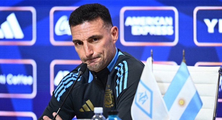 Lionel Scaloni anticipó un partido difícil ante Perú. Foto: Reuters.