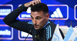 Lionel Scaloni aseguró que no le preocupan las estadísticas. Foto: Reuters.