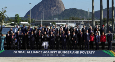 Los líderes del G20 en Río de Janeiro, Brasil. Foto: Reuters.