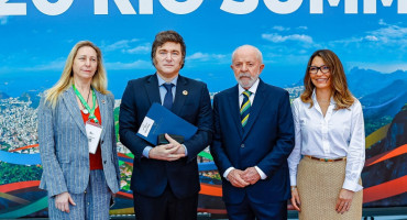 Javier Milei y Lula da Silva en la cumbre del G20 de Río de Janeiro. Foto: Reuters.