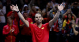 Rafael Nadal en la Copa Davis. Foto: REUTERS.