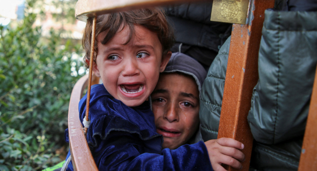 Sufrimiento de los palestinos en Gaza. Foto: Reuters.