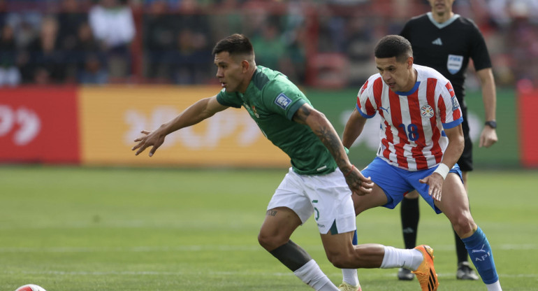 Eliminatorias, Bolivia vs. Paraguay. Foto: EFE.