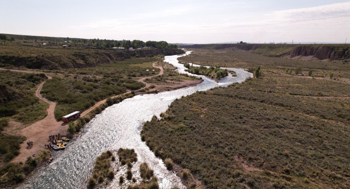 Río Mendoza. Foto: Gobierno de Mendoza.