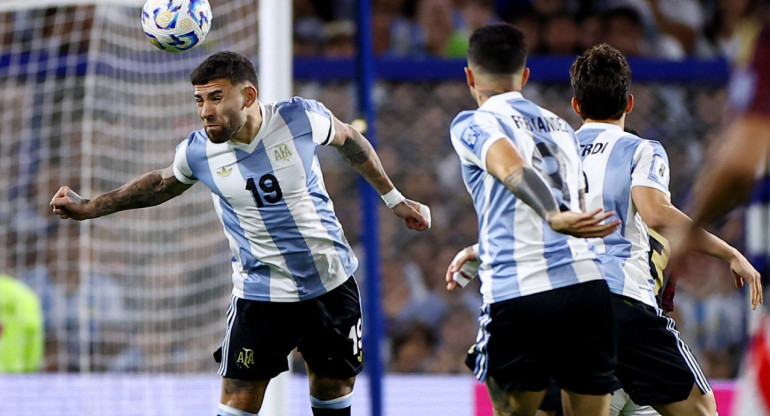 La Selección argentina recibe a Perú. Foto: Reuters.