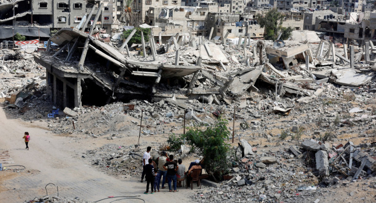 Continúa la guerra en Gaza. Foto: Reuters.