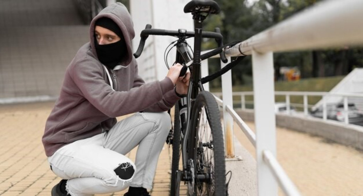 Robo de bicicletas. Foto cedida por anunciantes.