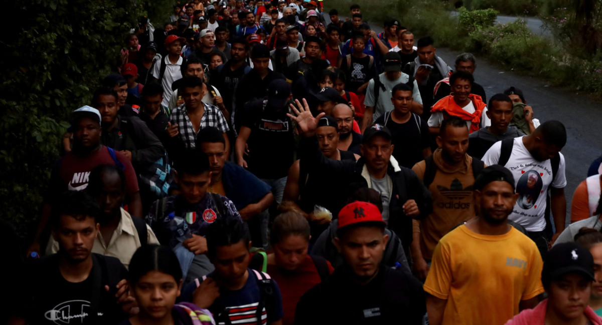 Migrantes sueñan con llegar a Estados Unidos antes de la asunción de Trump. Foto: REUTERS.