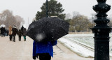 Temporal de nieve y viento en París, Francia. Foto: Reuters.