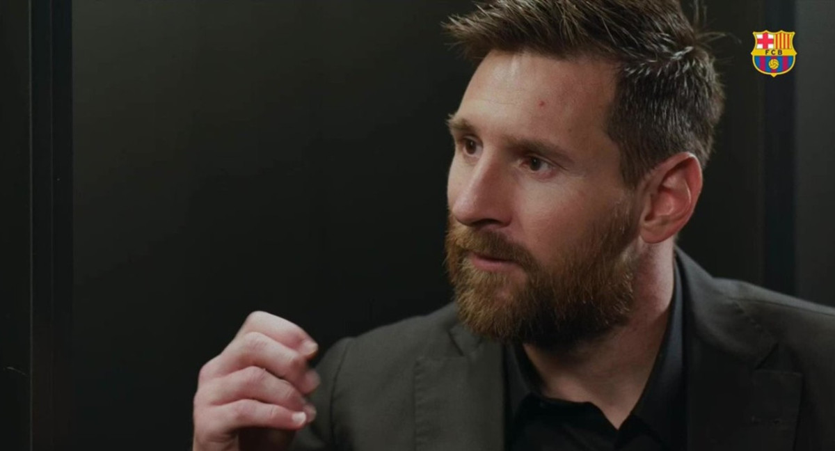 Entrevista de Lionel Messi con la serie documental El Nou Clam. Foto: Captura de video.