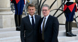 Emmanuel Macron y Keir Starmer. Foto: Reuters.