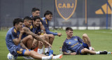 Entrenamiento de Boca Juniors. Foto: X @BocaJrsOficial.