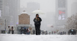 Nieve en Seúl. Fuente: Reuters