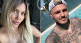 Wanda Nara y Mauro Icardi. Fotos: Instagram.