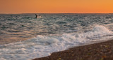 Playa Las Canteras, Chubut. Foto: Google Maps.