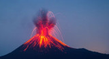 Volcán, erupción. Foto NA