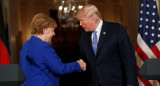 Angela Merkel; Donald Trump. Foto: Reuters.