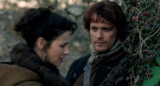 Claire y Jamie, Outlander. Foto Starz