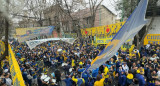 Hinchas de Boca reunidos previo a un partido. Foto: Instagram @lapreviademari