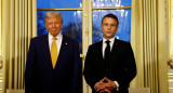 Emmanuel Macron junto a Donald Trump. Foto: Reuters