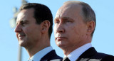 Vladímir Putin y Bashar Al Assad. Foto: Reuters.