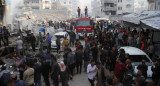 Destrucción en la Franja de Gaza por ataques de Israel. Foto: Reuters