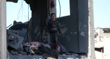 Destrucción en la Franja de Gaza por ataques de Israel. Foto: Reuters