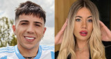 Enzo Fernández y Candela Arizaga. Foto Instagram