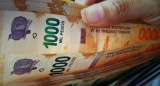 Aguinaldo, dinero, billete, plata, sueldo. Foto NA