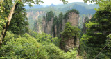 Parque Forestal Nacional de Zhangjiajie, en China. Foto: Freepik.