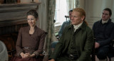 Outlander, Claire y Jamie. Foto @outlander_starz