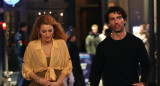 Blake Lively y Justin Baldoni en el set de It end with Us. Foto: pagesix