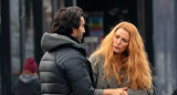 Blake Lively y Justin Baldoni en el set de It end with Us. Foto: pagesix