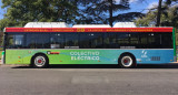 Colectivo eléctrico en CABA. Foto: Buenos Aires Ciudad.