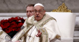 Papa Francisco en la misa de Nochebuena. Foto: Reuters.