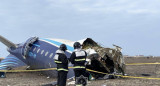 Un avión de pasajeros de Azerbaijan Airlines se estrelló cerca de la ciudad de Aktau, Kazajistán. EFE