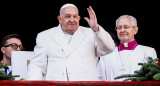 El Papa Francisco pronuncia su tradicional discurso Urbi et Orbi del día de Navidad en el Vaticano. Foto: Reuters.