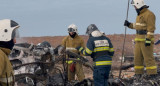 Explosión de un avión en Kazajistán. Foto: Reuters.