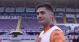 Despedida de Lucas Martínez Quarta de la Fiorentina. Foto: Captura de video.