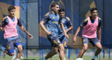 Boca se entrena de cara a la competencia oficial. Foto: Instagram @bocajrs