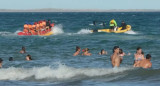 Accidente en las playas de Las Grutas. Foto: gentileza La Opinión Austral.