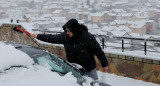 Tormenta invernal en Europa. Foto: Reuters.