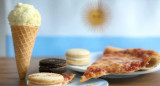 Pizza, alfajores y helado son muy populares en Argentina. Foto: Grok.