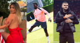 Wanda Nara, Keita Baldé y Mauro Icardi. Fotos: Instagram.